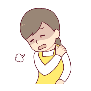 肩が痛い女性