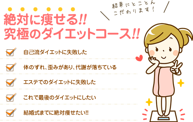 痩せる究極のダイエットコース
